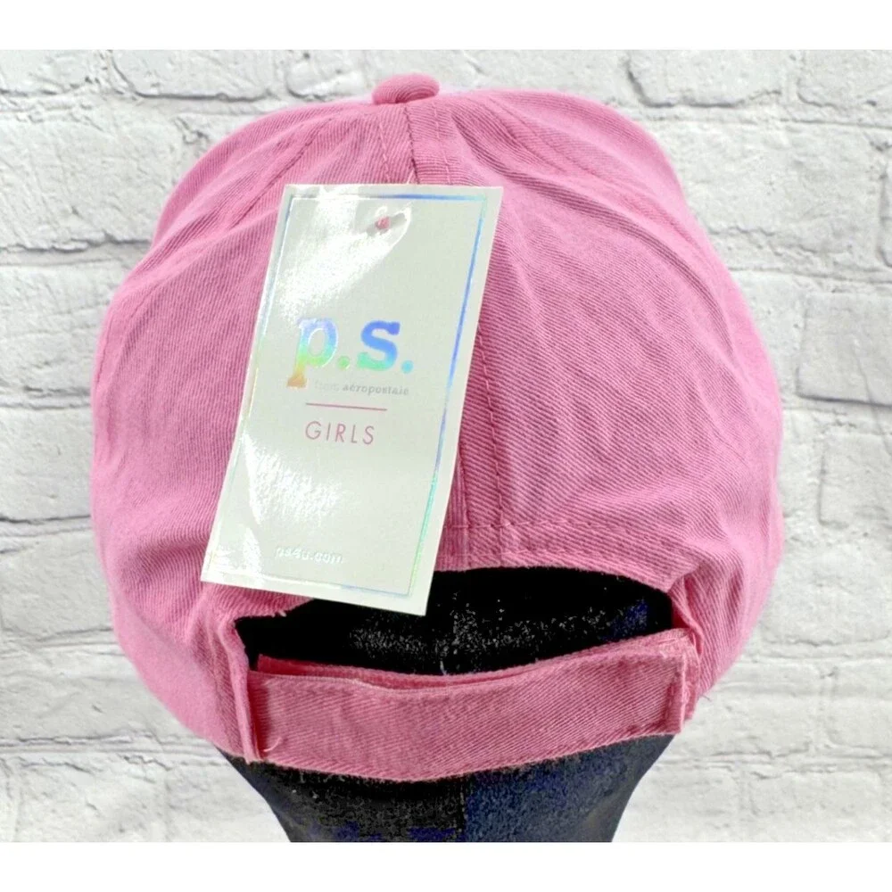 NWT Sequin Heart Baseball Cap Tie Dye Heart Hat p.s. from Aeropostale Adjustable
